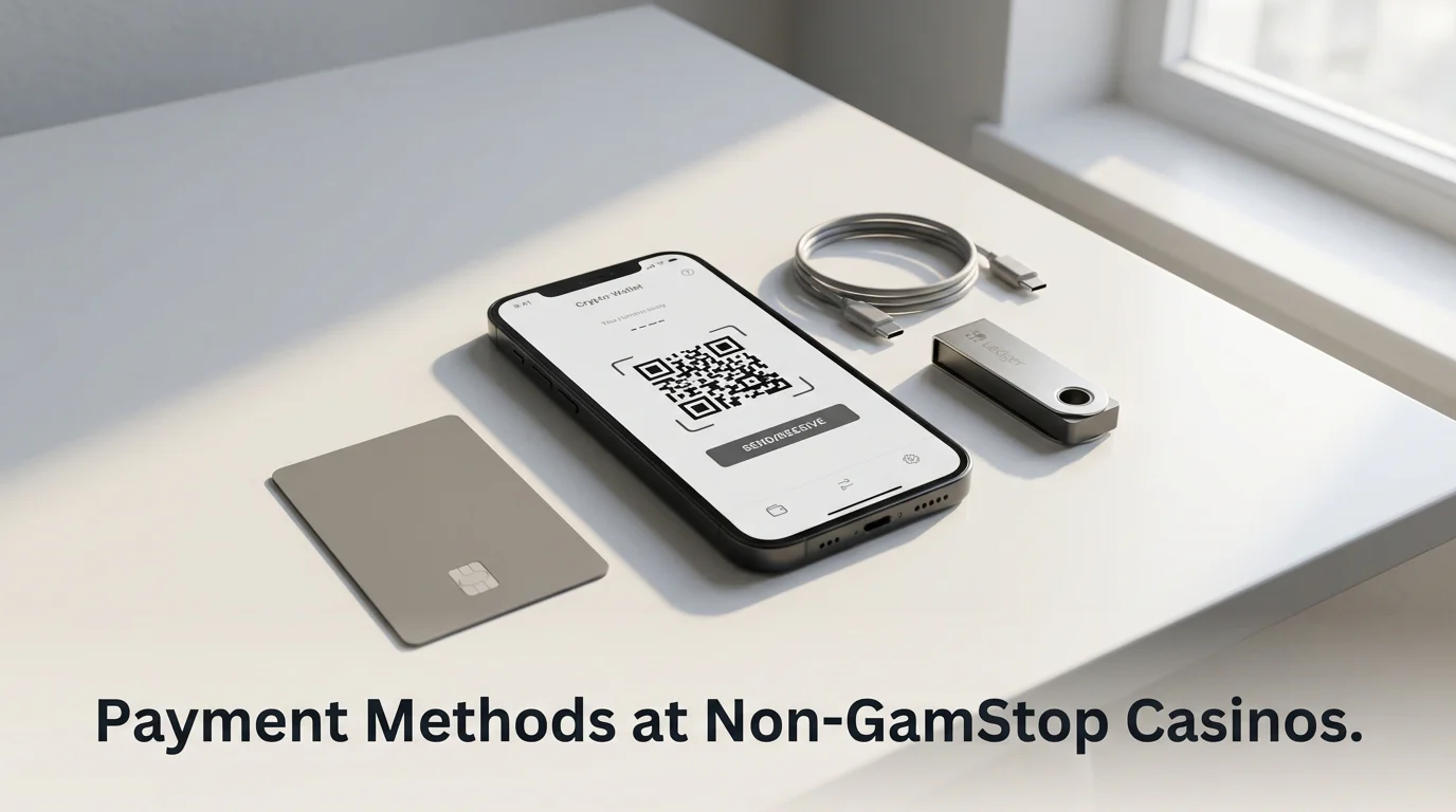 Payment methods at non-GamStop casinos — crypto, e-wallets and cards for UK players